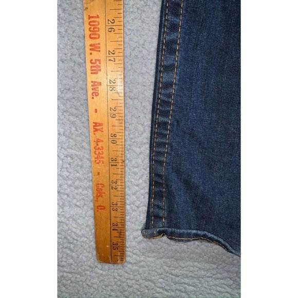 True Religion Jeans Men's 44 Blue Distressed Straight Cotton Preppy Denim Pants - Picture 7 of 7